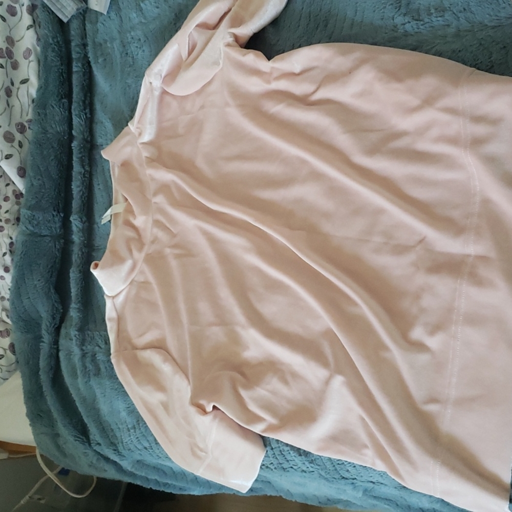 Anthopologie Velvet Baby Pink Tee